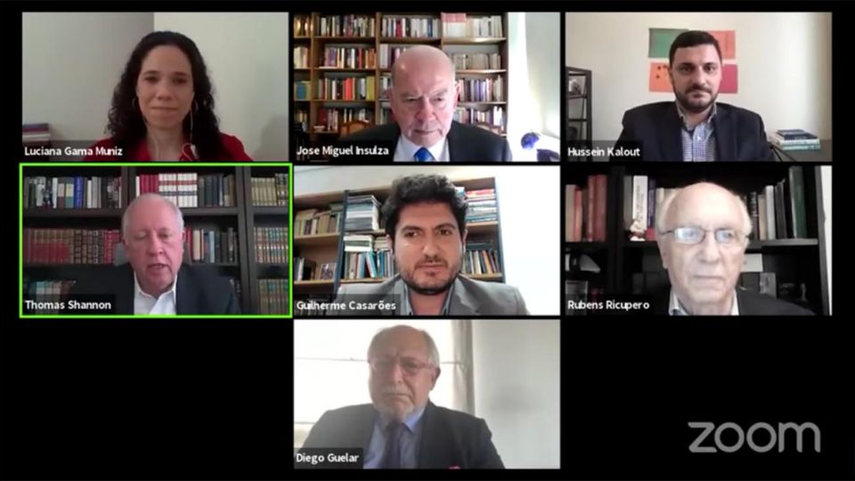 Videoconferencia de Thomas Shannon con representante de diferentes países en Centro Brasileño de Relaciones Internacionales (CEBRI)