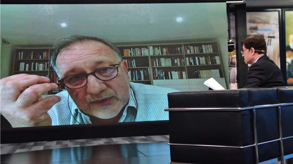 Carlos Scolari, en la entrevista con Jorge Fontevecchia.