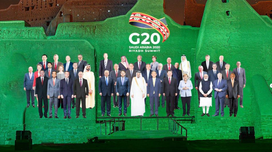 Alberto Fernández participó del G20 por streaming.