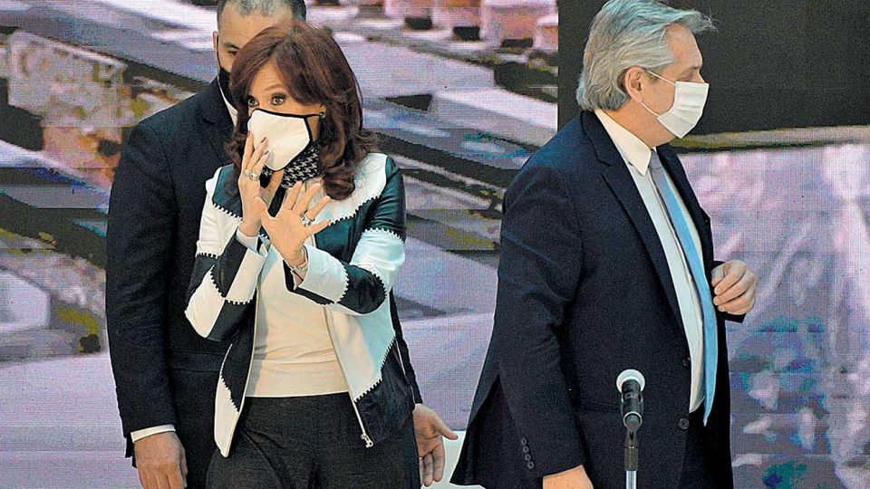 Dupla. Fernández y la vicepresidenta se mostraron juntos por última vez a fines de agosto.
