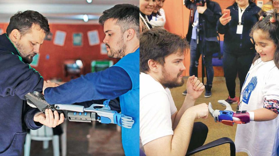 Labor. El joven ingeniero realiza piezas tanto para adultos como para niños de toda Latinoamérica.