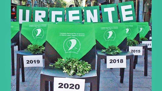 Reclamo. Luego de varios intentos, este año volverá a debatirse la legalización del aborto.