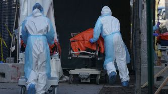 Cuerpos en camiones frigoríficos de Nueva York