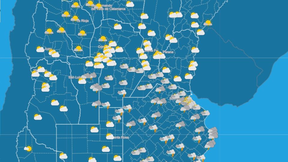 Pronostico del tiempo para la semana del 24 de noviembre 2020 en la zona centro del país.