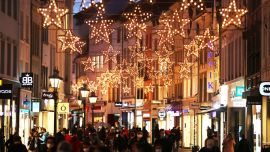 La luces de navidad ya se prendieron en las principales ciudades de Alemania.