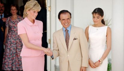 25 años de Lady Di en Argentina: visitas a lugares "difíciles", tristeza y un duelo de estilo con Zulemita Menem