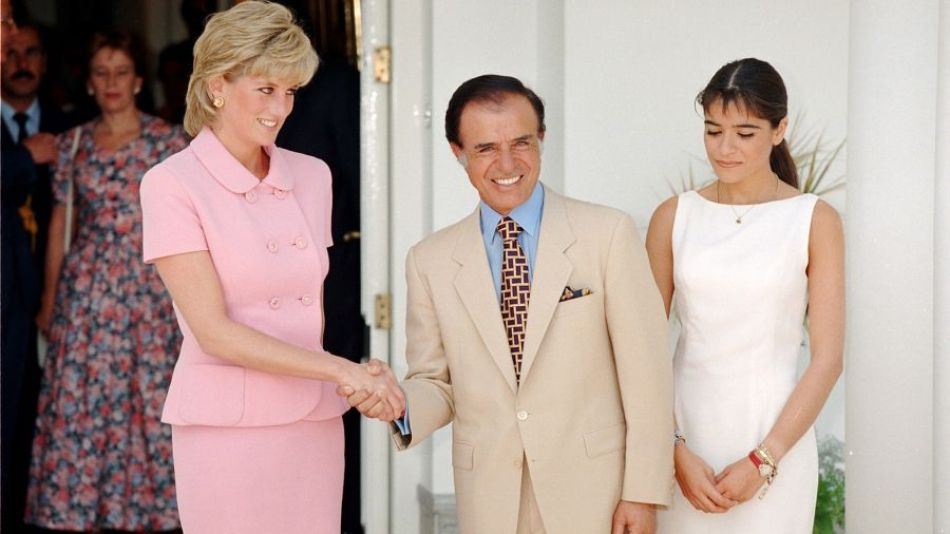 25 años de Lady Di en Argentina: visitas a lugares "difíciles", tristeza y un duelo de estilo con Zulemita Menem