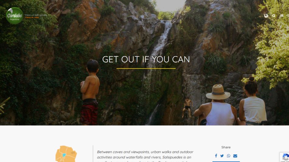 Web de la Agencia Córdoba Turismo