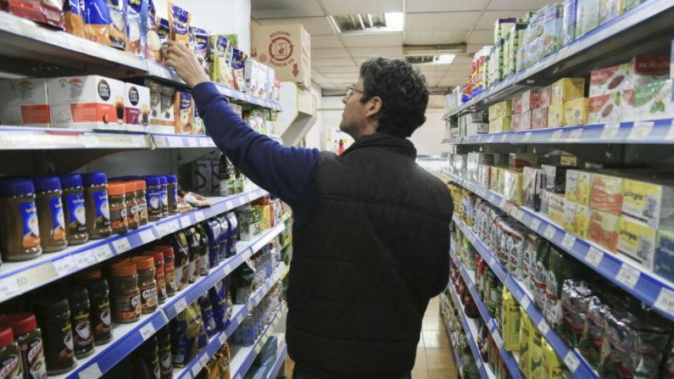 Aumento de precios en alimentos y bebidas.
