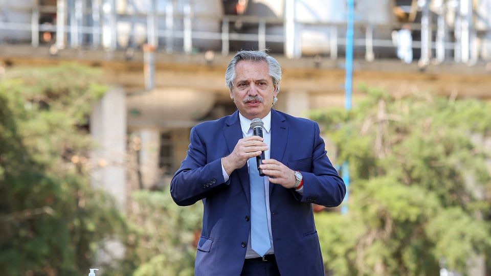El presidente Alberto Fernández