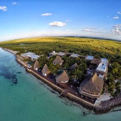 El hotel Las Nubes de Holbox es parte de una isla inexplorada en el estado mexicano de Quintana Roo.