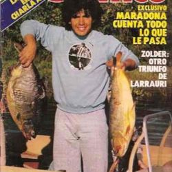 El papá de Diego era de Esquina, Corrientes, y le transmitió a su hijo la pasión por la pesca. 