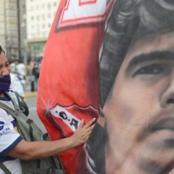 Muere Diego Armando Maradona, portales de Buenos Aires preparándose para despedirlo. | Foto:Pablo Cuarterolo
