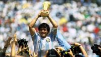 Diego Armando Maradona en el Mundial México 86.