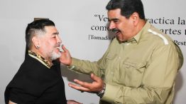 Diego Maradona y Nicolás Maduro Venezuela