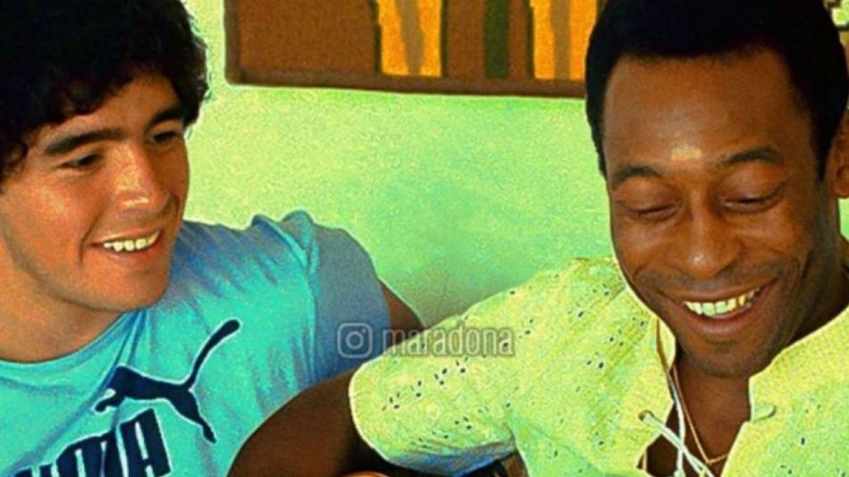 Maradona y Pelé