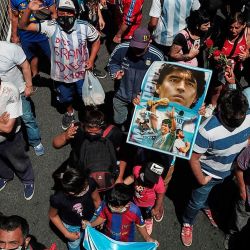 Velatorio de Diego Armando Maradona | Foto:IVAN PISARENKO / AFP