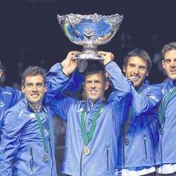 La Copa Davis levantada en Zagreb, en 2016