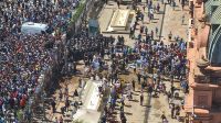 Velatorio de Diego Maradona. Incidentes en Casa Rosada.