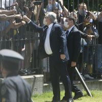 Alberto Fernández y Fabiola despidieron a Diego Maradona