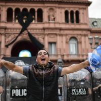El último adiós a Diego Maradona en la Casa Rosada