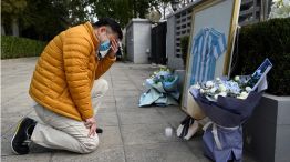 Despedida a Maradona en Beijing, China