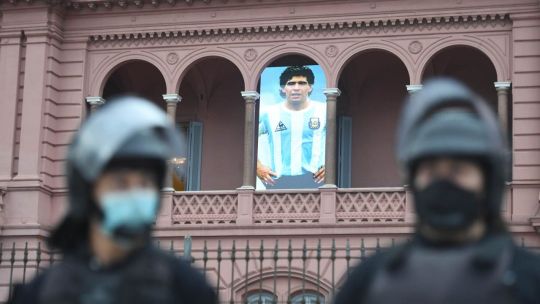 El adiós a Maradona