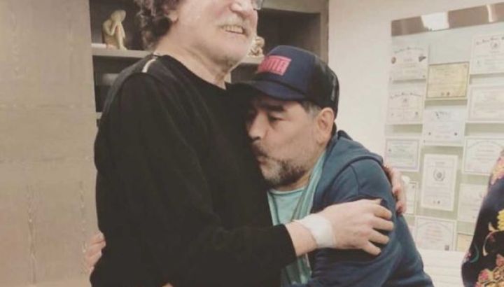 Charly García y Diego Maradona