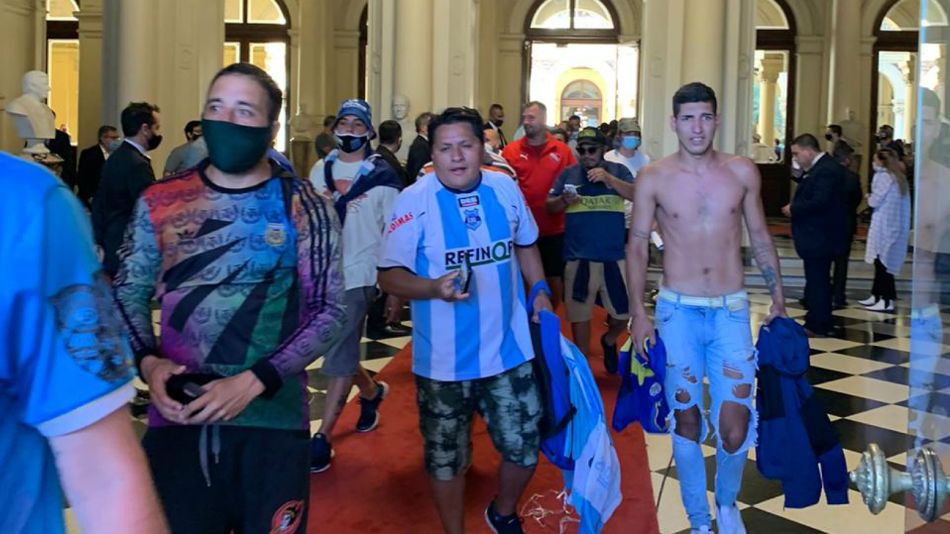 Velatorio de Diego Maradona. Incidentes en Casa Rosada.