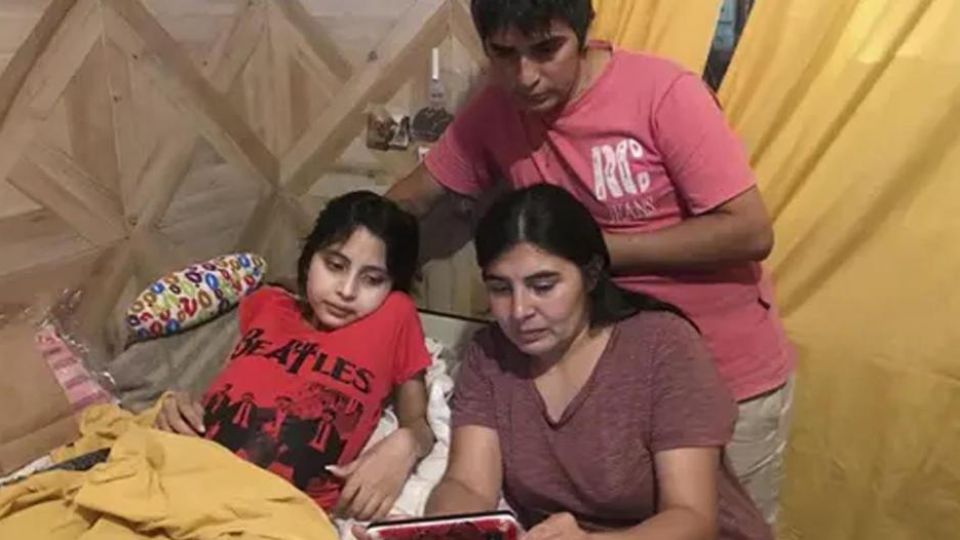 Abigail regresó a Santiago del Estero.