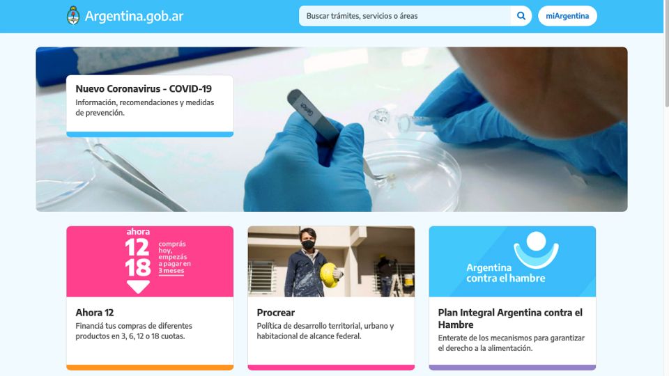 El sitio Argentina.gob.ar hackeado.