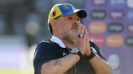 Recorrida por los últimos años en la vida de Maradona. Foto de Pablo Cuarterolo.