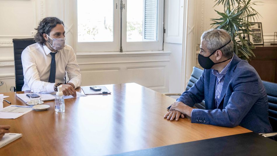 Cafiero y Ferraresi analizaron los planes de vivienda del Gobierno nacional.