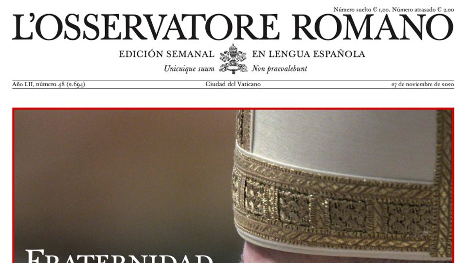 Nueva edición del Osservatore Romano.