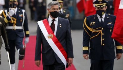 Francisco Sagasti tras su asunción