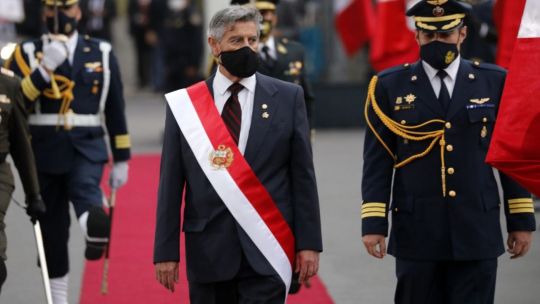 Francisco Sagasti tras su asunción