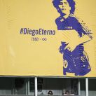 homenaje a Diego Maradona en La Bombonera