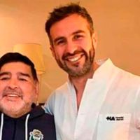 Diego Maradona y el Dr. Luque 