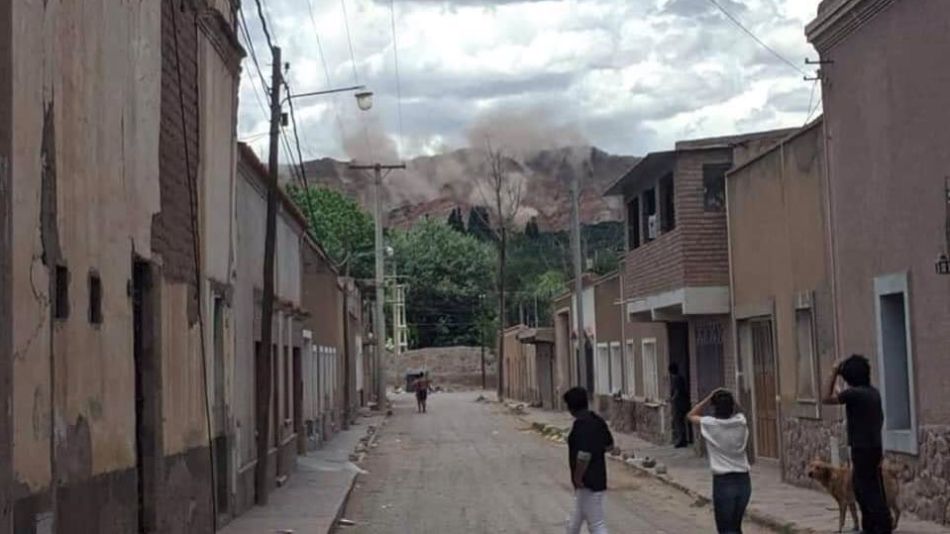Temblor en Jujuy (Imagen tomada por usuarios de Twitter)