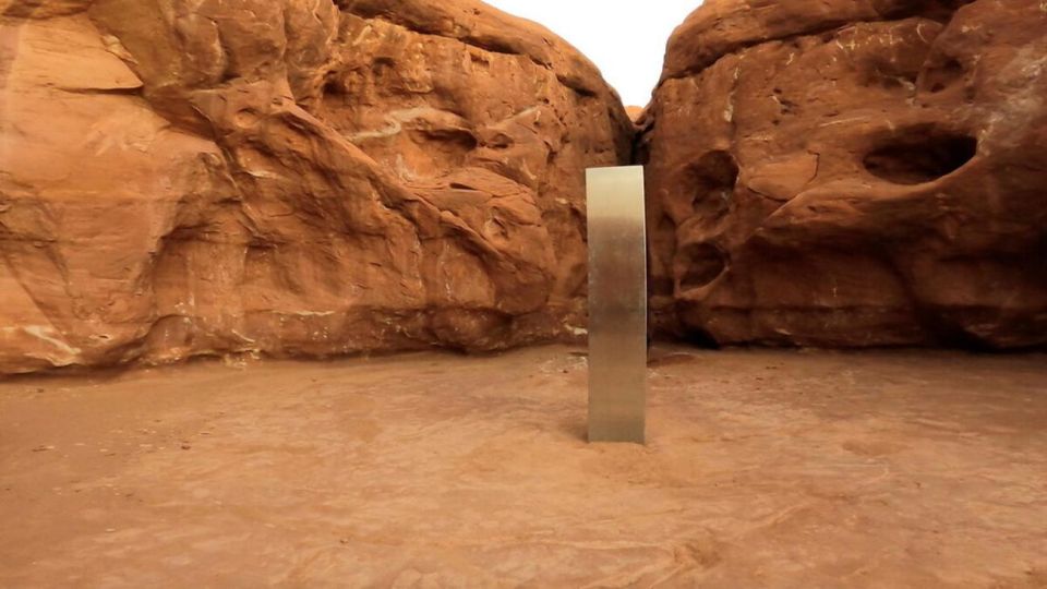 Desapareció el misterioso monolito que habían encontrado en el desierto de Utah