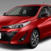 Toyota Yaris 2021 con silueta hatchback.