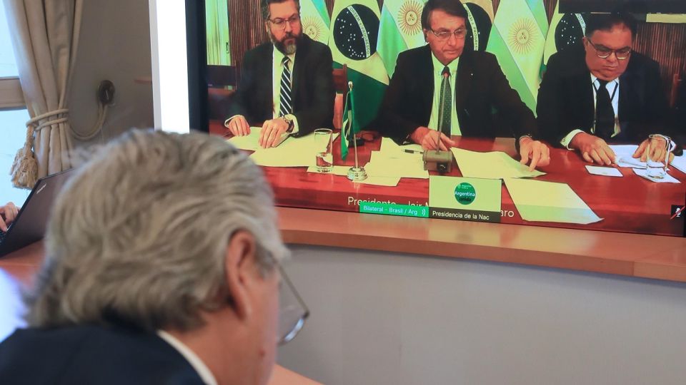 Alberto Fernández y Jair Bolsonaro