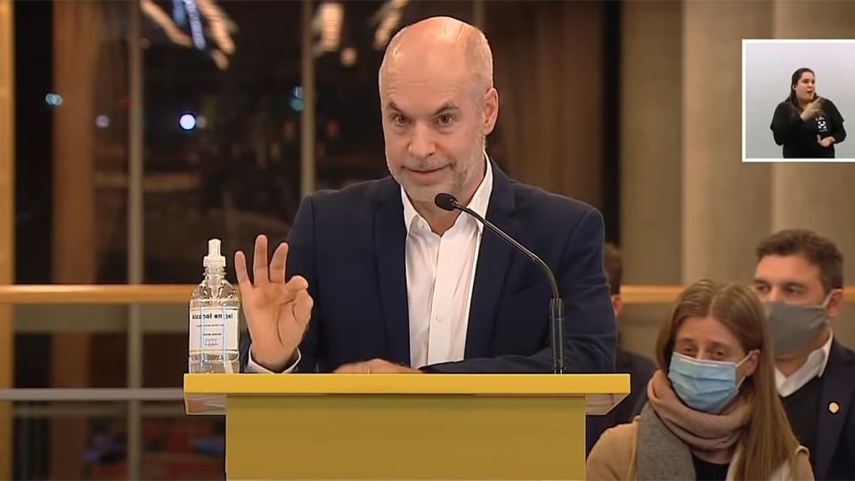Horacio Rodríguez Lrreta y Diego Santilli hablan de la reducción de la coparticipación de la Ciudad