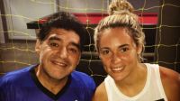 Diego Armando Maradona y Rocío Oliva