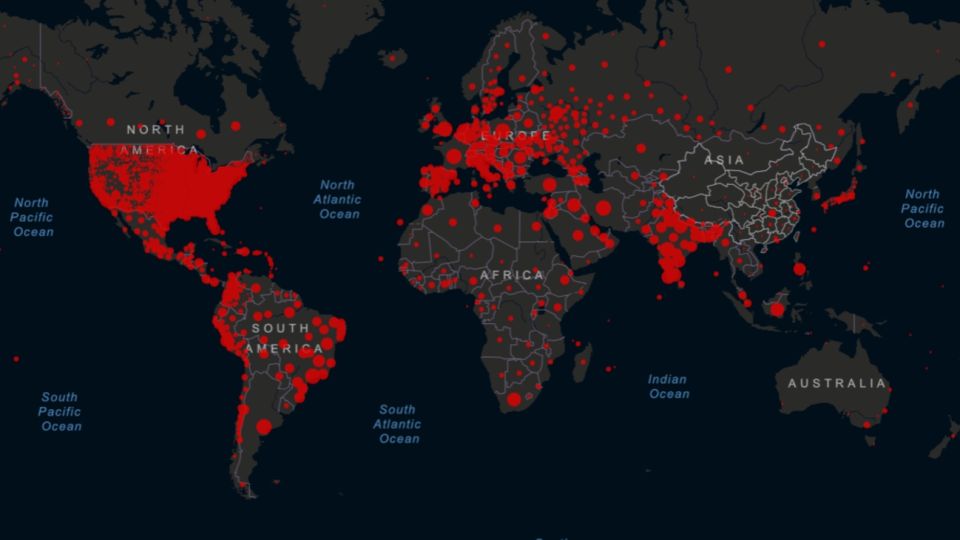 Número de muertes por COVID-19 a nivel mundial