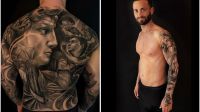 El asombroso tatuaje de Martín Baclini, inspirado en Miguel Ángel