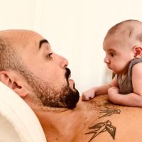 La foto más tierna de Abel Pintos junto a su hijo Agustín
