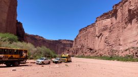 El PN Talampaya volvió a recibir turistas desde el 1 de diciembre.