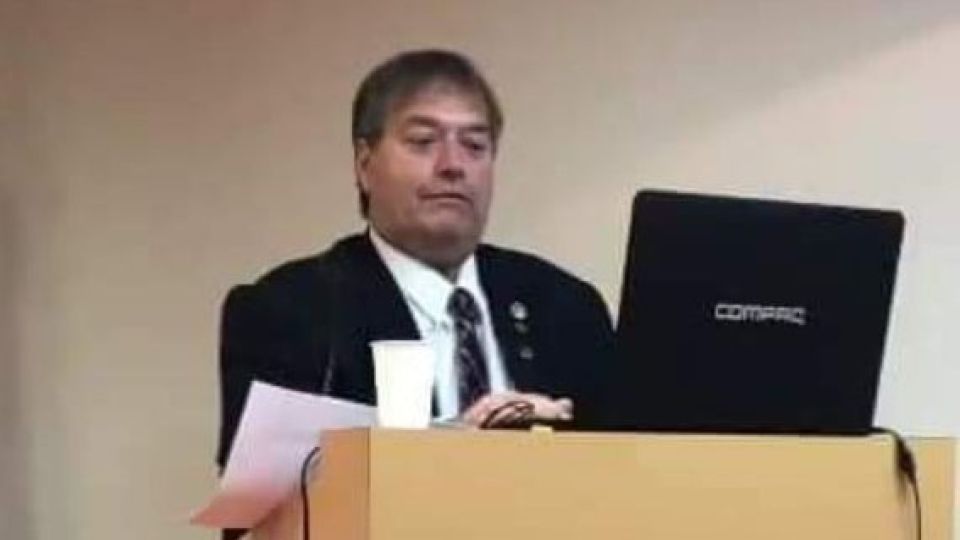 Alejandro Hakim, al asumir la presidencia de la Sociedad de Obstetricia y Ginecología de Buenos Aires.