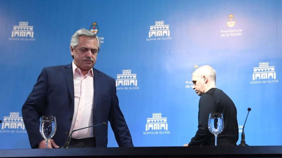 Alberto Fernández y Horacio Rodríguez Larreta